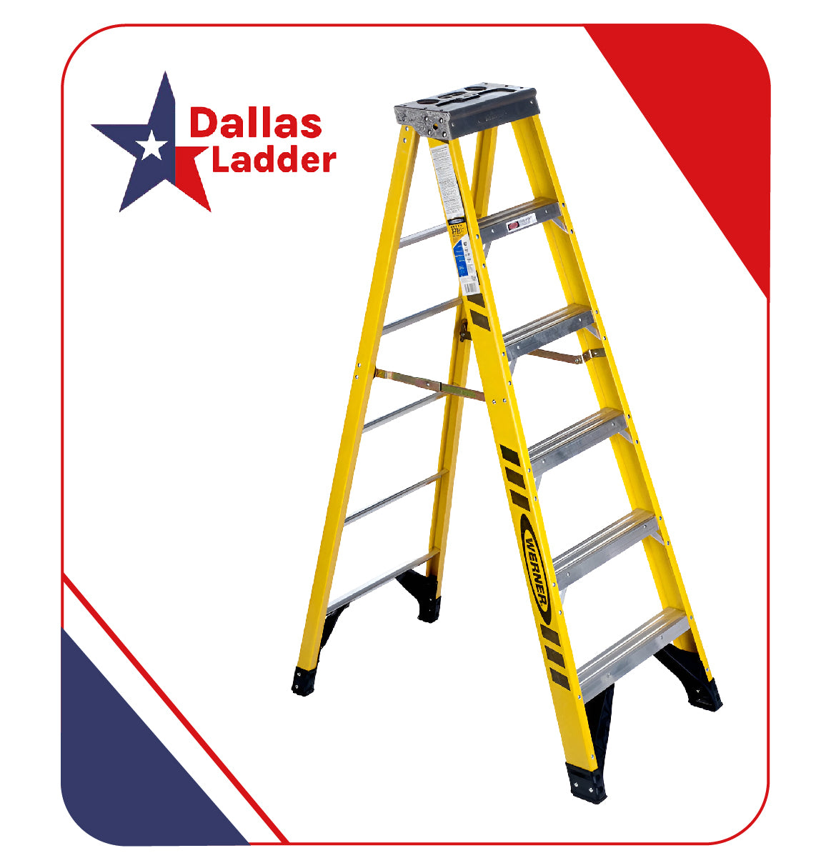 Stepladder | Werner Type IAA | Fiberglass – Dallas Ladder