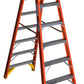 Werner Twin Stepladder | 300lbs | Fiberglass