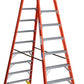 Werner Twin Stepladder | 300lbs | Fiberglass
