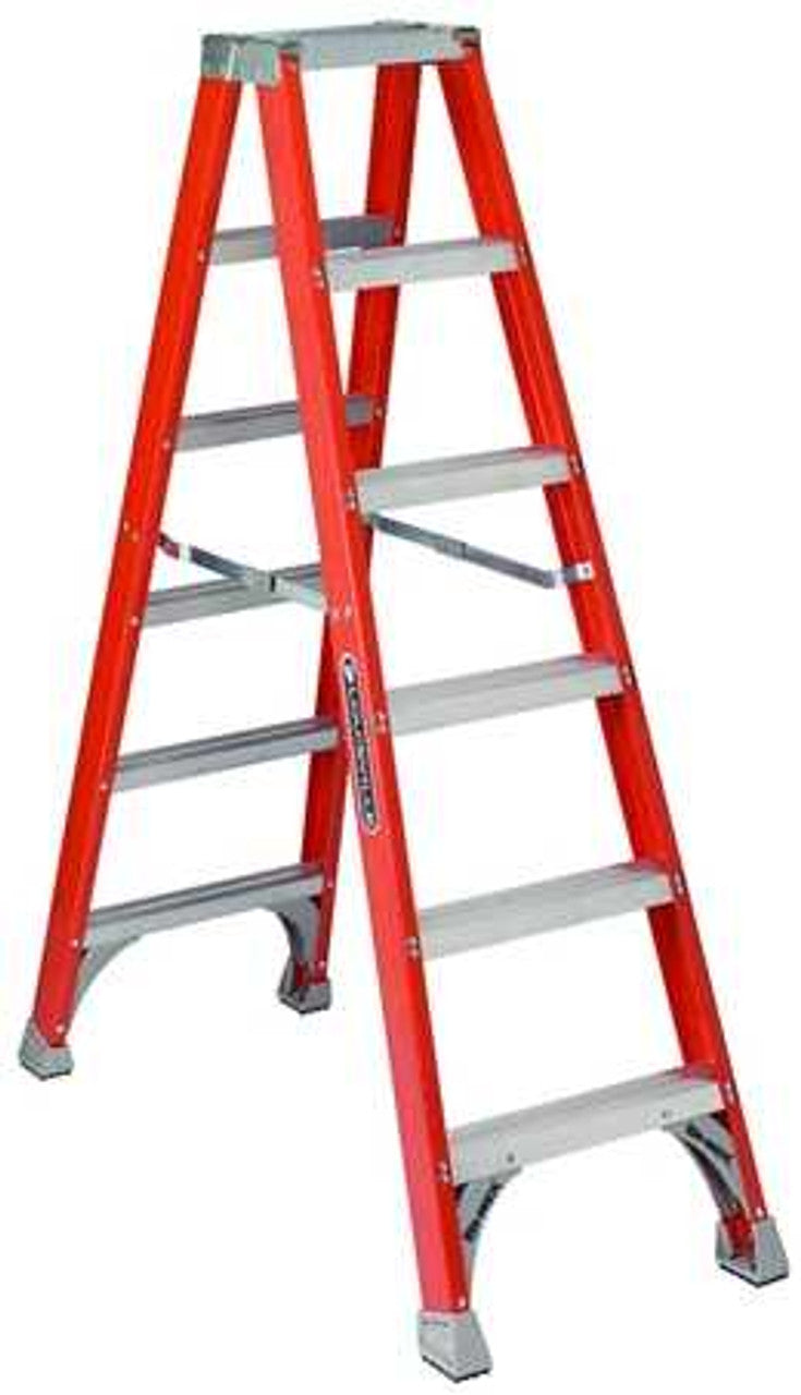 Twin Stepladder | Louisville Type IA | Fiberglass