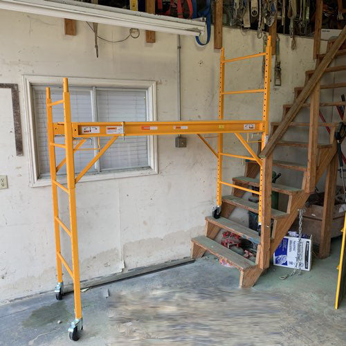 Baker - Perry Style Scaffold Unit / with 4 Casters & Solid Wood Deck - Application