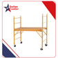 Baker - Perry Style Scaffold Unit / with 4 Casters & Solid Wood Deck