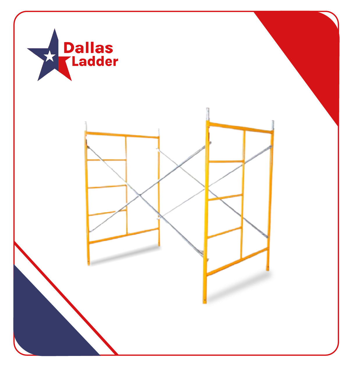 Set of Scaffolding | 5ft x 6ft 4in | S-Style | Double Ladder