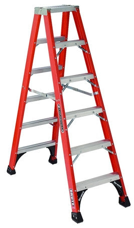 Twin Fiberglass Stepladder by Louisville