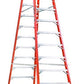 Twin Fiberglass Stepladder by Louisville