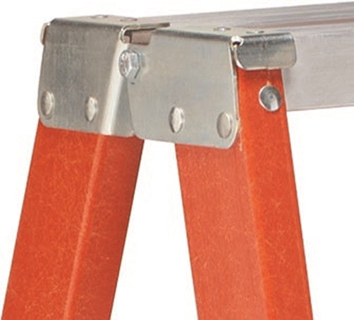 Twin Fiberglass Stepladder by Louisville Type IA - Top