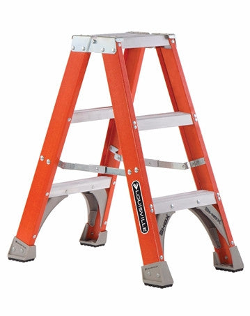 Twin Fiberglass Stepladder by Louisville Type IA