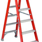 Twin Fiberglass Stepladder by Louisville Type IA
