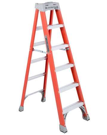 Fiberglass Stepladder by Louisville Type IA